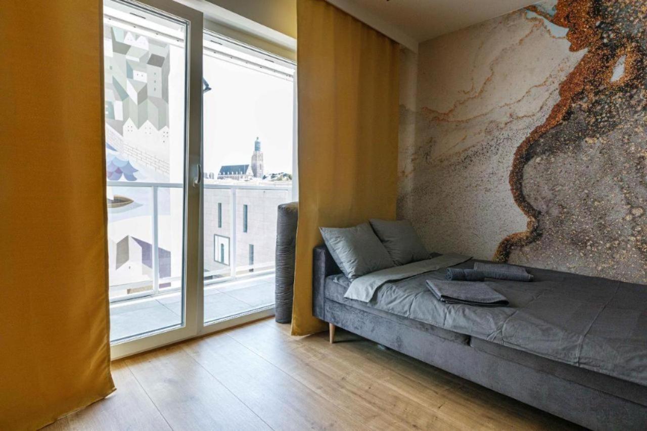 Urban Chic - Studio Apartment - Odra View&Witolda วรอตซวาฟ ภายนอก รูปภาพ